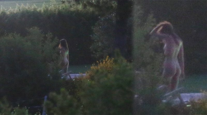 Emily Ratajkowski Naked on “Welcome Home” Movie Set in Italy