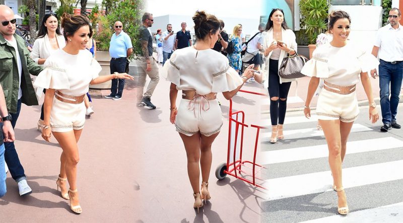 Eva Longoria – Leggy Candids in Cannes