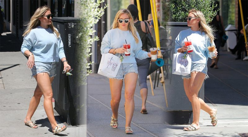 Hilary Duff – Leggy Candids in Beverly Hills