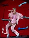 Katy Perry Sexy in Latex Outfit Performing at YouTube Up Fronts at the Jacob Javits Center in NYC