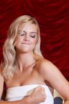 Kelly Rohrbach sexy cleavage at Baywatch Press Conference in South Beach Miami