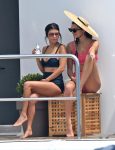 Kendall Jenner - Bikini Candids on a yacht in Cannes