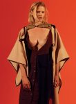 Lara Stone almost topless for V Magazine June 2017