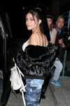 Madison Beer sexy in white top leaving The Catch in LA