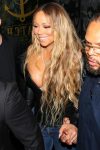 Mariah Carey shows her big breasts as she leaves Catch LA in West Hollywood