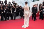 Sara Sampaio - The Killing of a Sacred Deer Premiere at Cannes Film Fest (see-thru white dress)