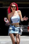 Bella Thorne Fishnet Legs