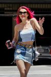 Bella Thorne Fishnet Legs