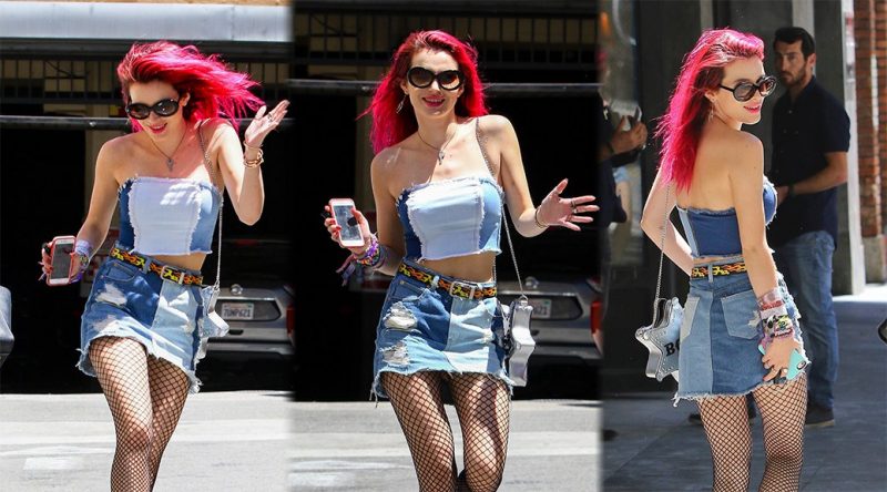 Bella Thorne – Leggy Candids in Los Angeles