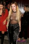 Bella Thorne shows pierced nipples in Hollywood