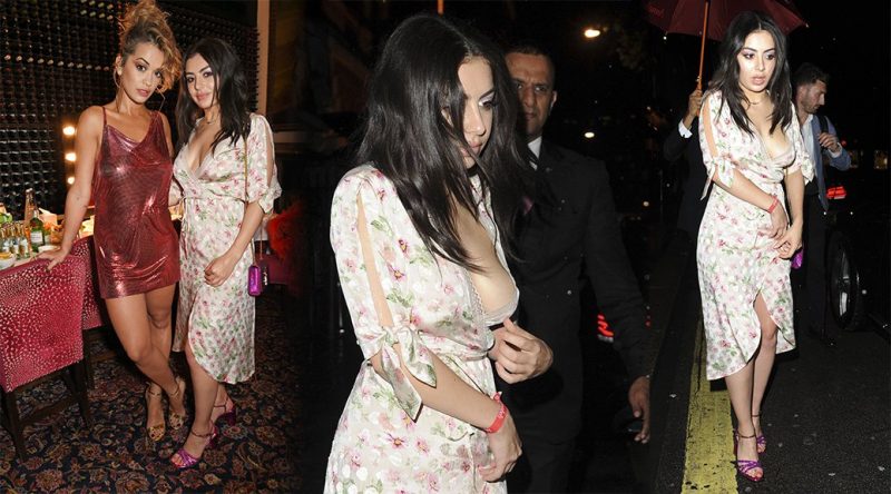 Charli XCX – Cleavage Candids in London