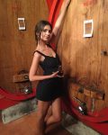 Emily Ratajkowski Sexy Black Dress