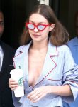 Gigi Hadid Braless