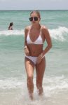 Hailey Baldwin White Bikini