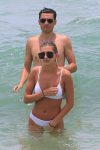 Hailey Baldwin White Bikini
