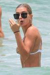 Hailey Baldwin White Bikini