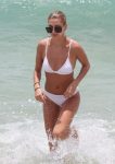 Hailey Baldwin White Bikini