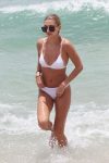 Hailey Baldwin White Bikini