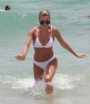 Hailey Baldwin White Bikini