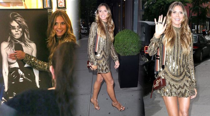 Heidi Klum – “Heidi Klum by Rankin” Celebration in New York