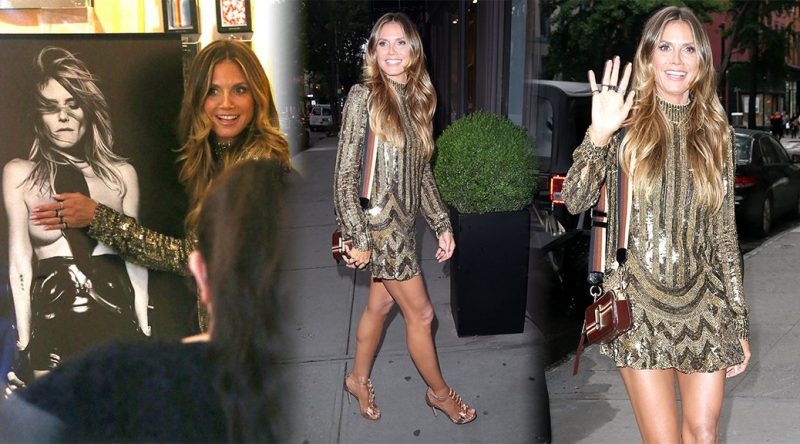Heidi Klum – “Heidi Klum by Rankin” Celebration in New York