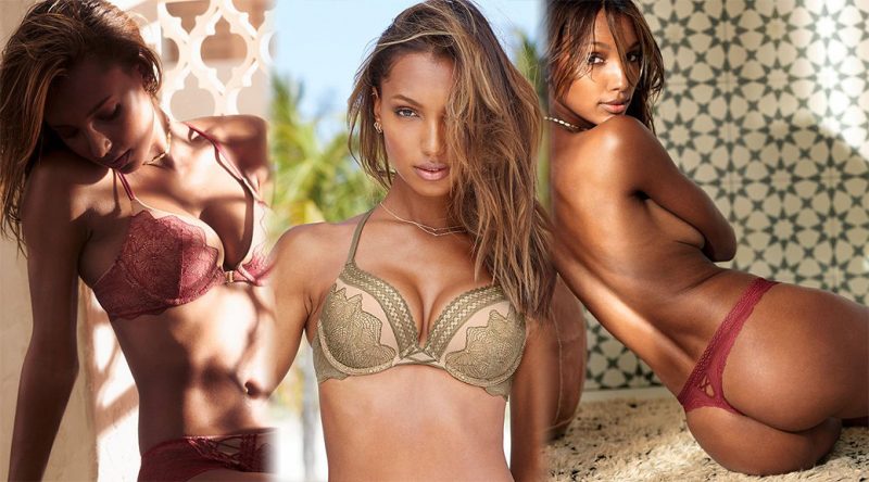 Jasmine Tookes – Victoria’s Secret Lingerie Photoshoot