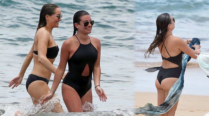 Lea Michele – Swimsuit Candids in Hawaii
