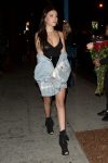 Madison Beer Sexy Black Dress