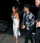 Selena Gomez Sexy Braless Dress