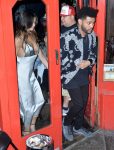 Selena Gomez Sexy Braless Dress