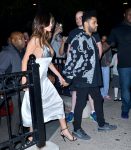 Selena Gomez Sexy Braless Dress