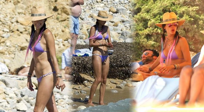 Alessandra Ambrosio – Bikini Candids in Ibiza