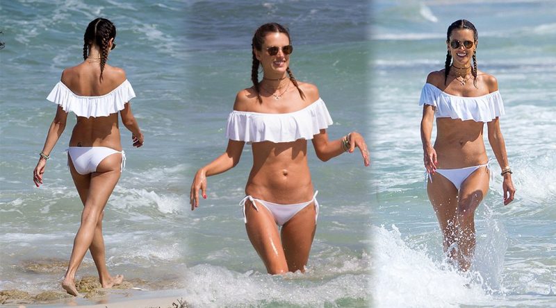 Alessandra Ambrosio – Bikini Candids in Ibiza