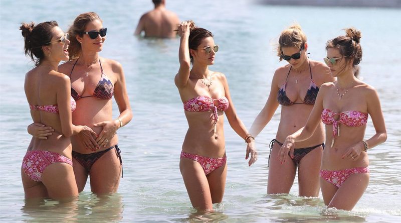 Alessandra Ambrosio – Bikini Candids in Mykonos