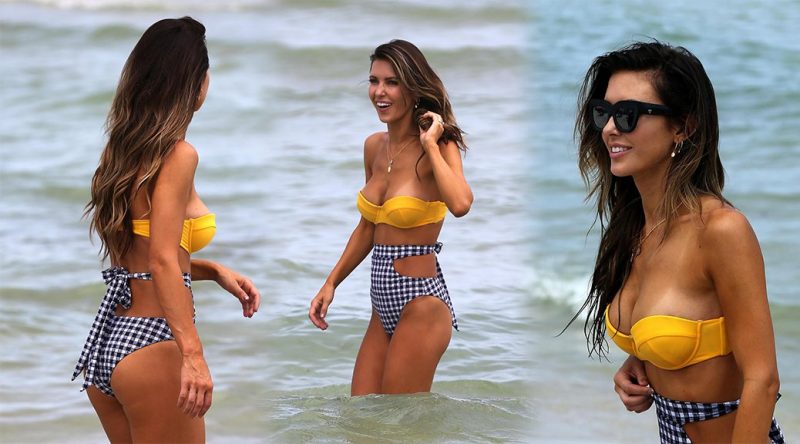 Audrina Patridge – Bikini Candids in Miami