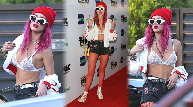 Bella Thorne Bra Nipples