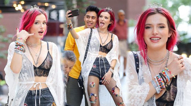 Bella Thorne Bra Nipples