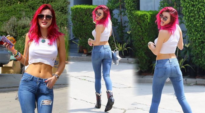 Bella Thorne Braless