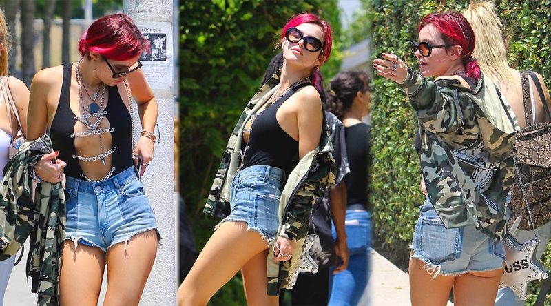 Bella Thorne – Leggy Candids in Los Angeles