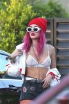 Bella Thorne Sheer Bra