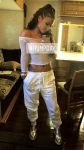 Christina Milian Braless