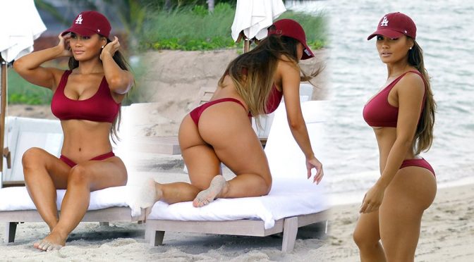 Daphne Joy – Bikini Candids in Miami