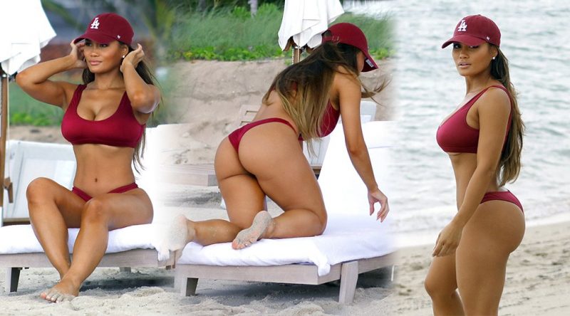Daphne Joy – Bikini Candids in Miami