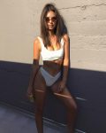 Emily Ratajkowski Bikini White