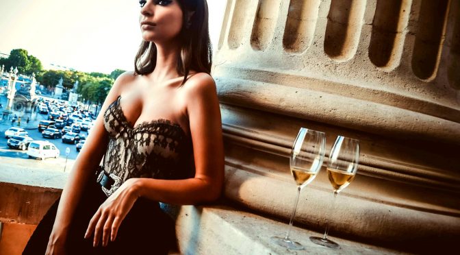 Emily Ratajkowski – Kooples Bag Collaboration Reception in Paris (Nipslip)