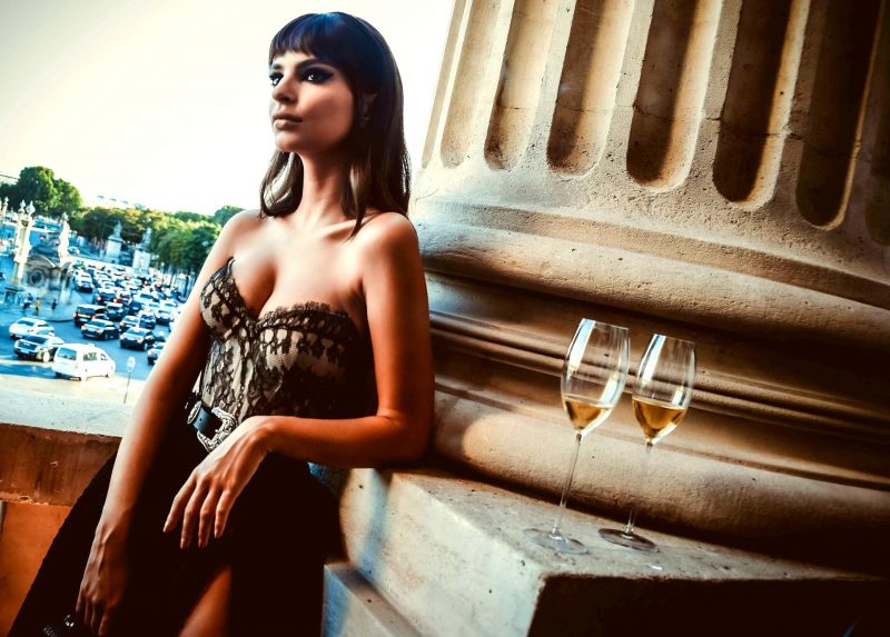 Emily Ratajkowski – Kooples Bag Collaboration Reception in Paris (Nipslip)