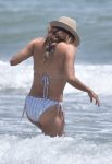 Eva Longoria On The Beach With Pepe Baston