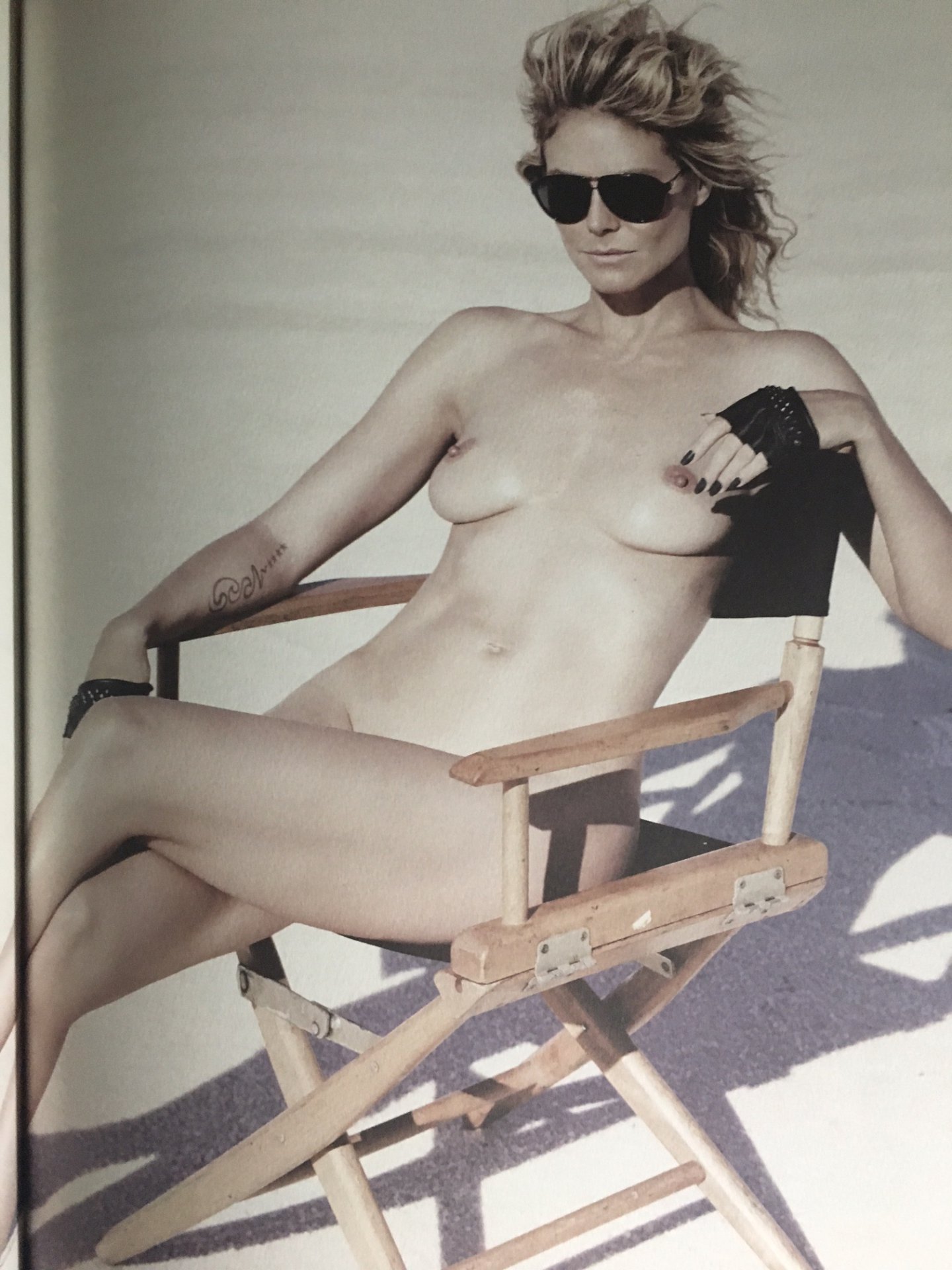 Heidi klum naked book