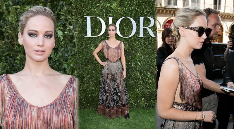 Jennifer Lawrence – Christian Dior Photocall 2017 Fashion Week in Paris