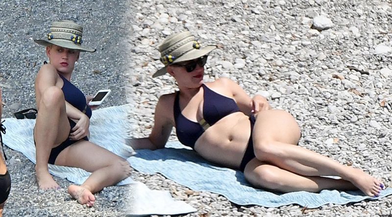 Katy Perry – Bikini Candids in Italy